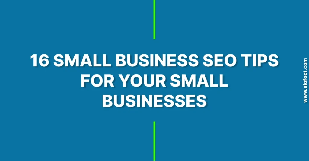 Small Business SEO Tips