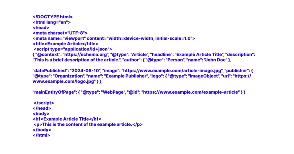 schema markup