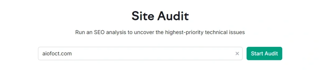 site audit