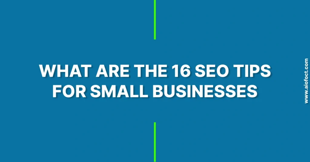 what are the 16 SEO tips