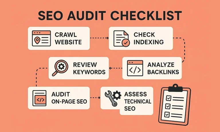 SEO audit checklist steps for auditing your website to improve ranking and performance