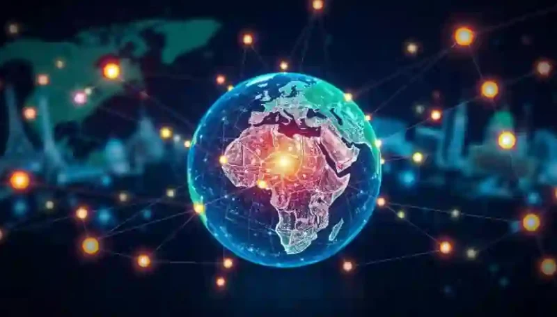 Global link building strategies illustration showing international SEO connections and backlinks across countries