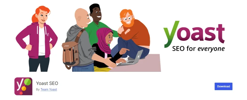 Yoast SEO plugin for WordPress website optimization